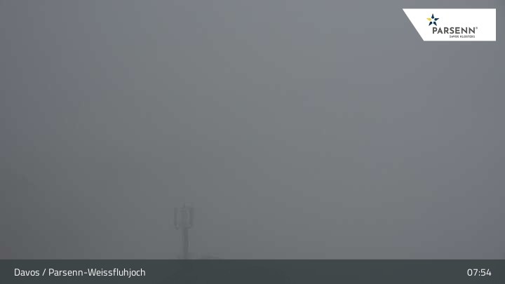 Archived image Webcam Davos Klosters: Weissfluhjoch (2260 m)