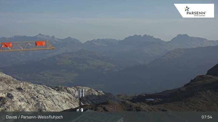 Archiv Foto Webcam Weissfluhjoch (2260 m)