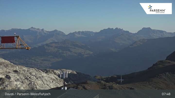 Archiv Foto Webcam Weissfluhjoch (2260 m)