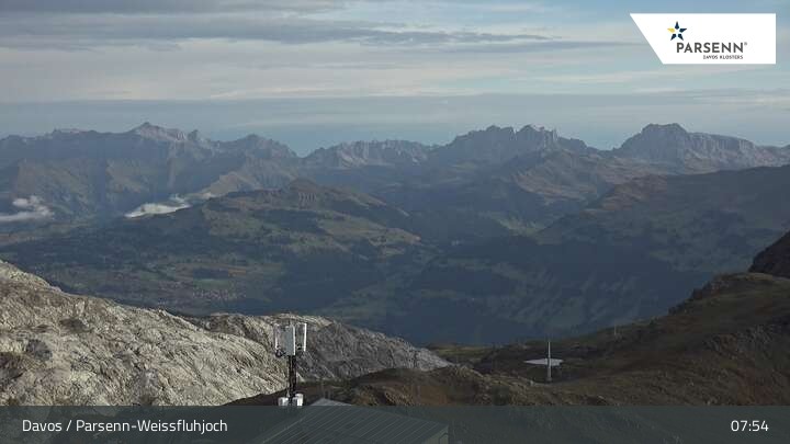 Archiv Foto Webcam Weissfluhjoch (2260 m)