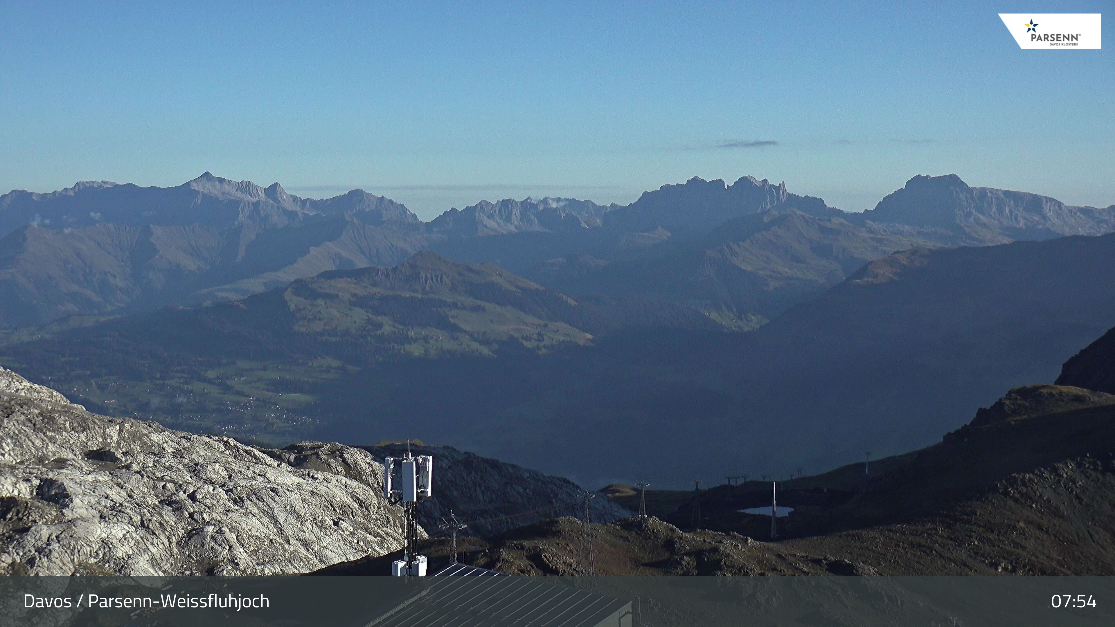 Archiv Foto Webcam Weissfluhjoch (2260 m)