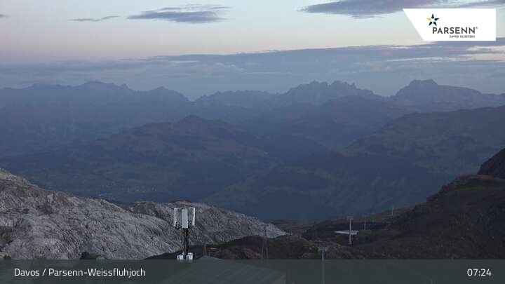 Archiv Foto Webcam Weissfluhjoch (2260 m)