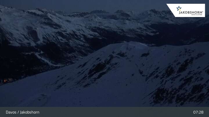 Archiv Foto Webcam Jakobshorn Gipfel (2590 m)