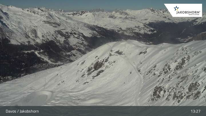 Archiv Foto Webcam Jakobshorn Gipfel (2590 m)