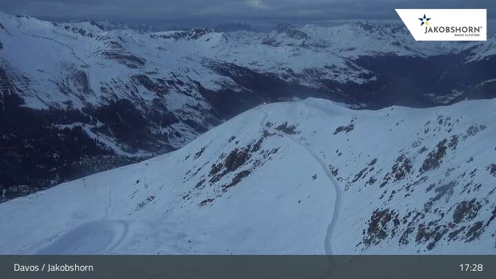 Archiv Foto Webcam Jakobshorn Gipfel (2590 m)