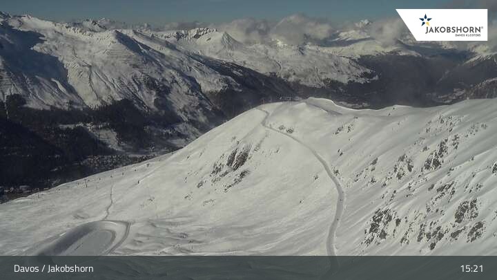 Archiv Foto Webcam Jakobshorn Gipfel (2590 m)