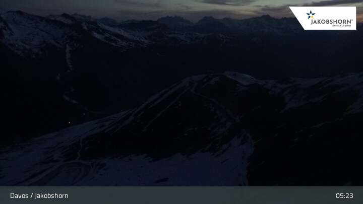 Archived image Webcam Davos Klosters: Jakobshorn mountain (2590 m)