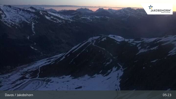 Archiv Foto Webcam Jakobshorn Gipfel (2590 m)