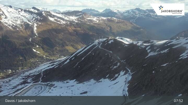 Archiv Foto Webcam Jakobshorn Gipfel (2590 m)