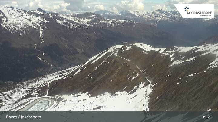 Archiv Foto Webcam Jakobshorn Gipfel (2590 m)