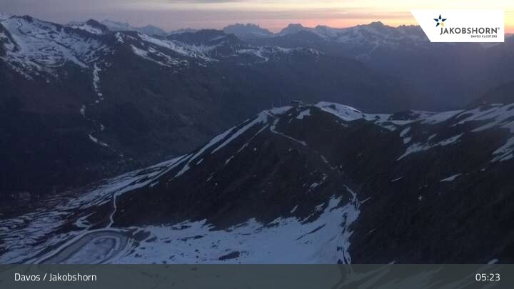 Archiv Foto Webcam Jakobshorn Gipfel (2590 m)