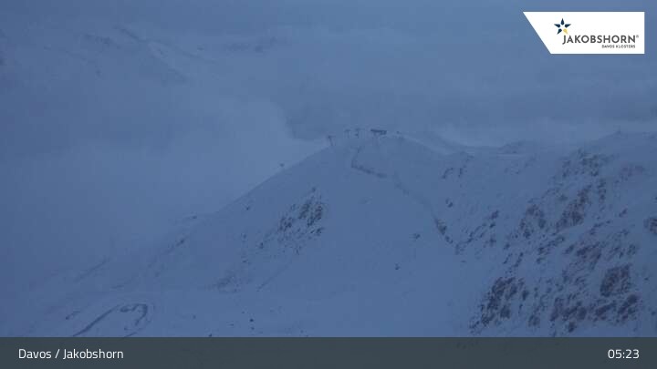 Archiv Foto Webcam Jakobshorn Gipfel (2590 m)