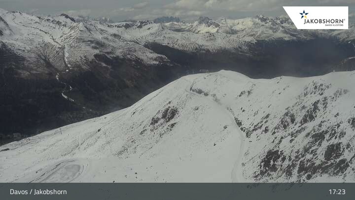 Archiv Foto Webcam Jakobshorn Gipfel (2590 m)