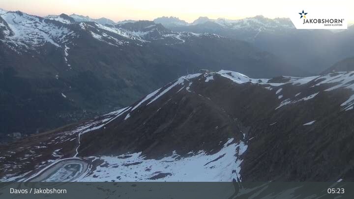 Archiv Foto Webcam Jakobshorn Gipfel (2590 m)