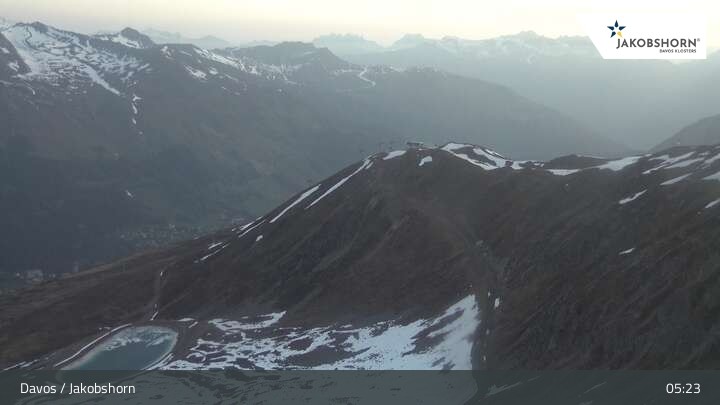 Archiv Foto Webcam Jakobshorn Gipfel (2590 m)