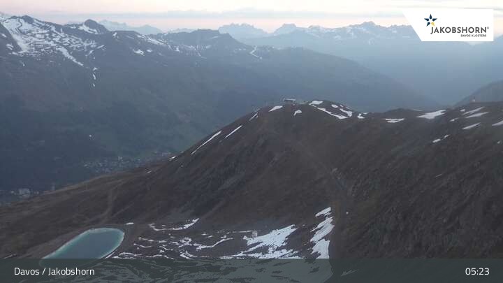 Archived image Webcam Davos Klosters: Jakobshorn mountain (2590 m)