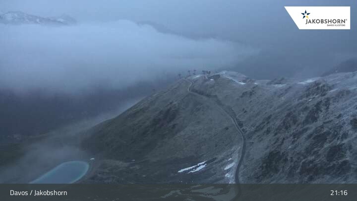 Archiv Foto Webcam Jakobshorn Gipfel (2590 m)