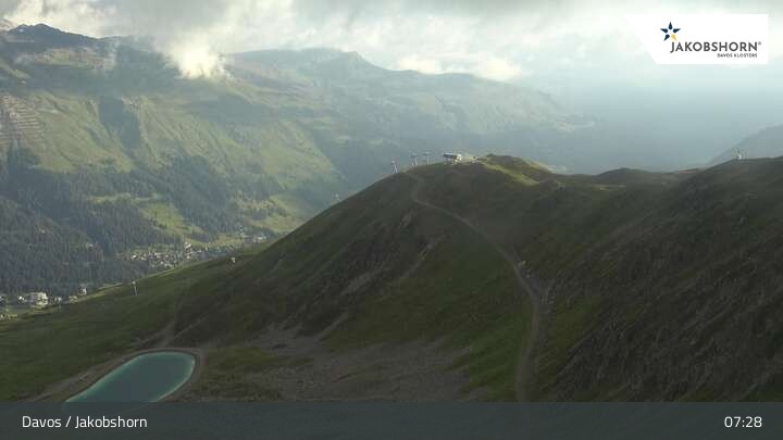 Archiv Foto Webcam Jakobshorn Gipfel (2590 m)