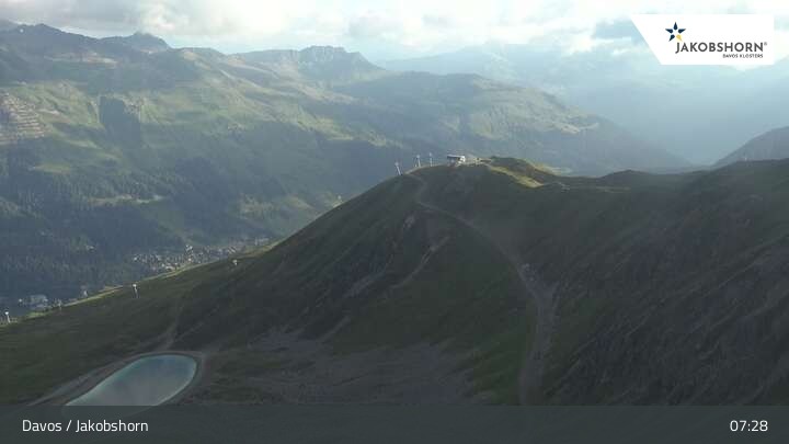 Archiv Foto Webcam Jakobshorn Gipfel (2590 m)