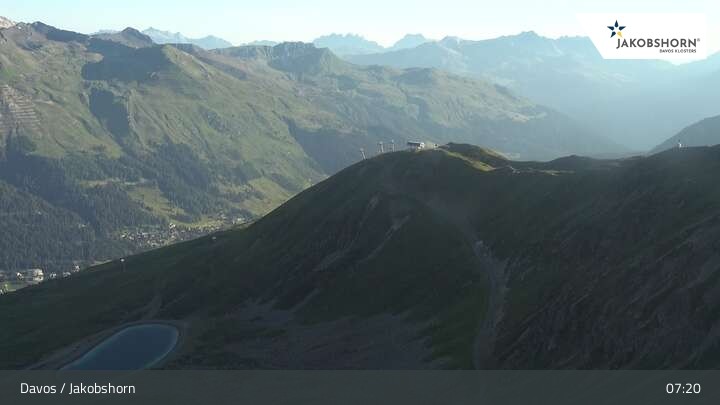 Archiv Foto Webcam Jakobshorn Gipfel (2590 m)