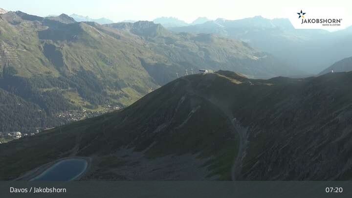 Archived image Webcam Davos Klosters: Jakobshorn mountain (2590 m)