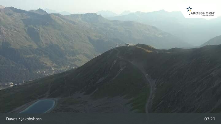 Archiv Foto Webcam Jakobshorn Gipfel (2590 m)