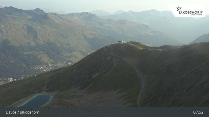 Archiv Foto Webcam Jakobshorn Gipfel (2590 m)