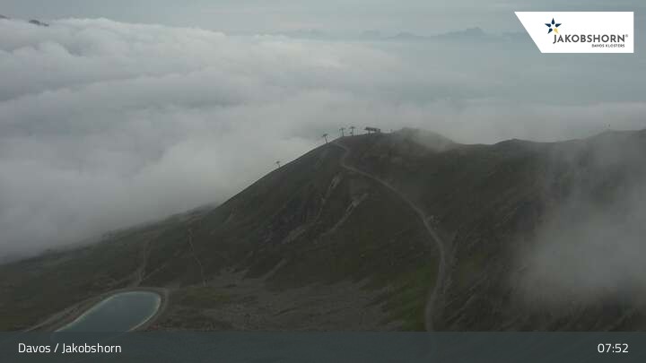 Archiv Foto Webcam Jakobshorn Gipfel (2590 m)