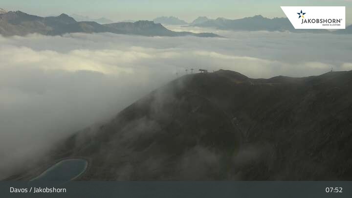 Archived image Webcam Davos Klosters: Jakobshorn mountain (2590 m)
