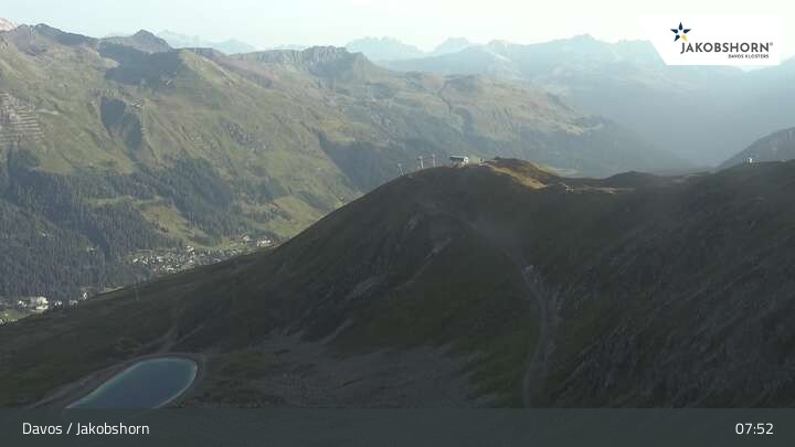 Archiv Foto Webcam Jakobshorn Gipfel (2590 m)