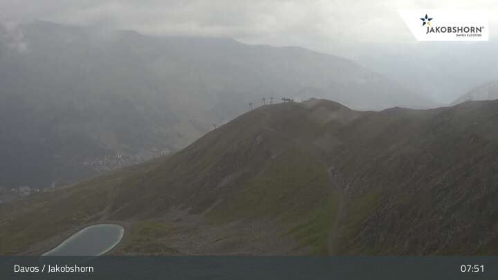 Archiv Foto Webcam Jakobshorn Gipfel (2590 m)