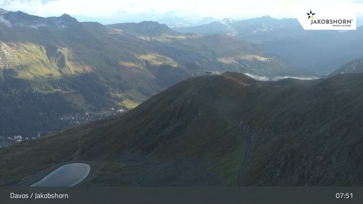 Archiv Foto Webcam Jakobshorn Gipfel (2590 m)