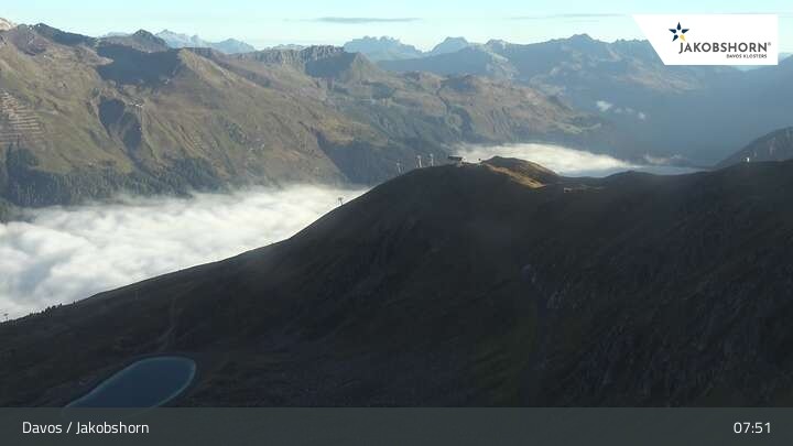 Archiv Foto Webcam Jakobshorn Gipfel (2590 m)