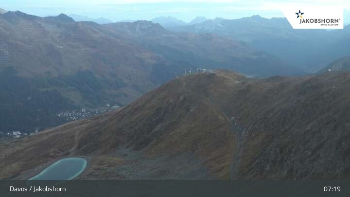 Archiv Foto Webcam Jakobshorn Gipfel (2590 m)