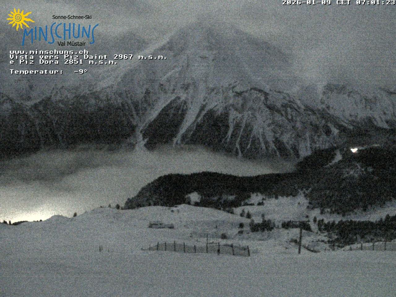 Archiv Foto Webcam Minschuns / Val Müstair