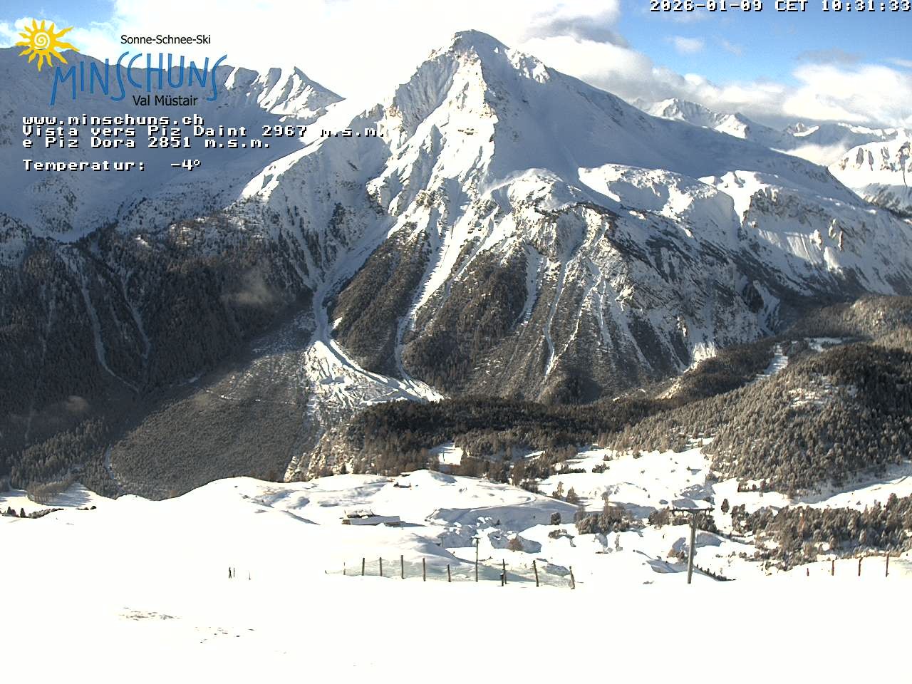 Archiv Foto Webcam Minschuns / Val Müstair