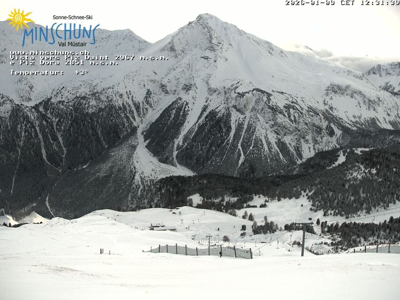 Archiv Foto Webcam Minschuns / Val Müstair