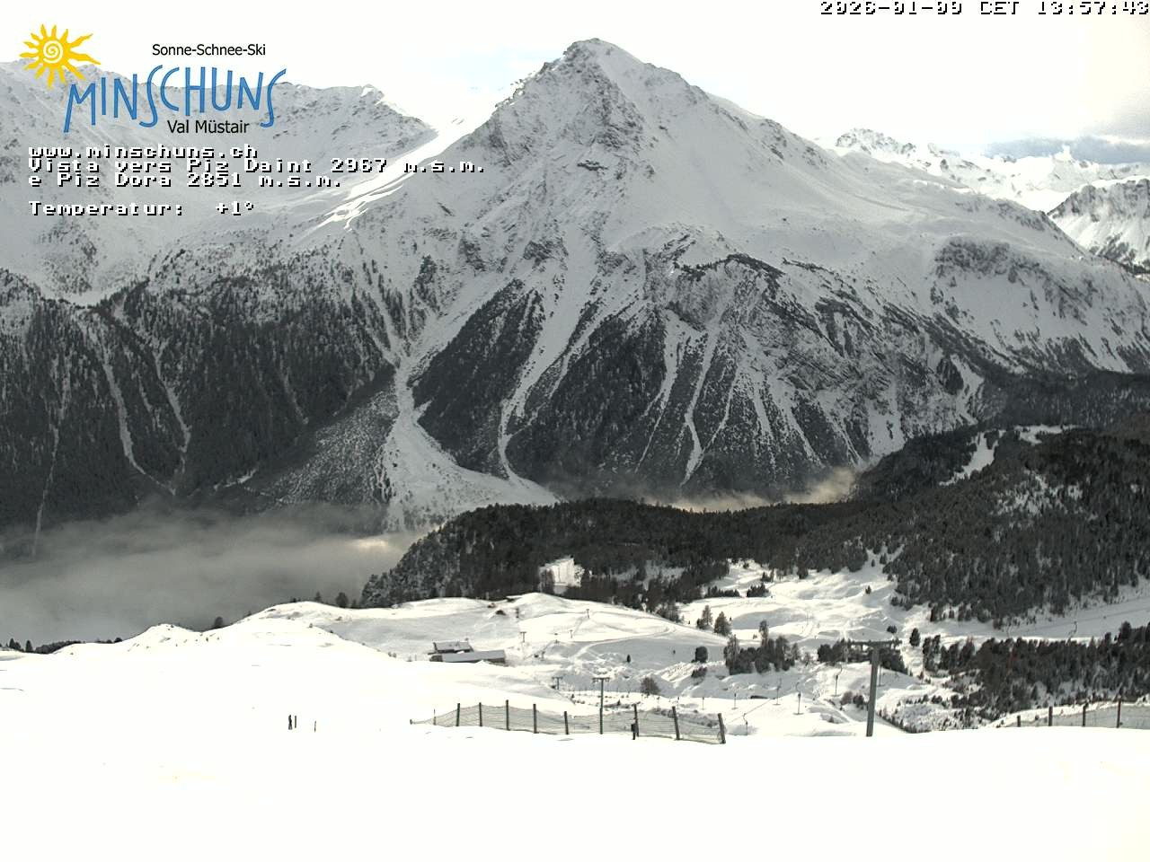 Archiv Foto Webcam Minschuns / Val Müstair