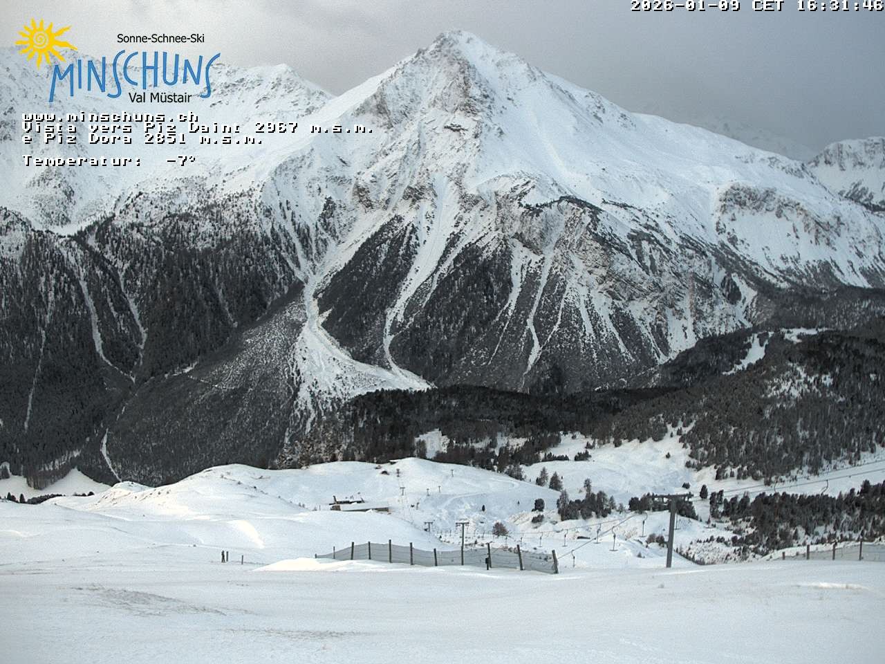 Archiv Foto Webcam Minschuns / Val Müstair