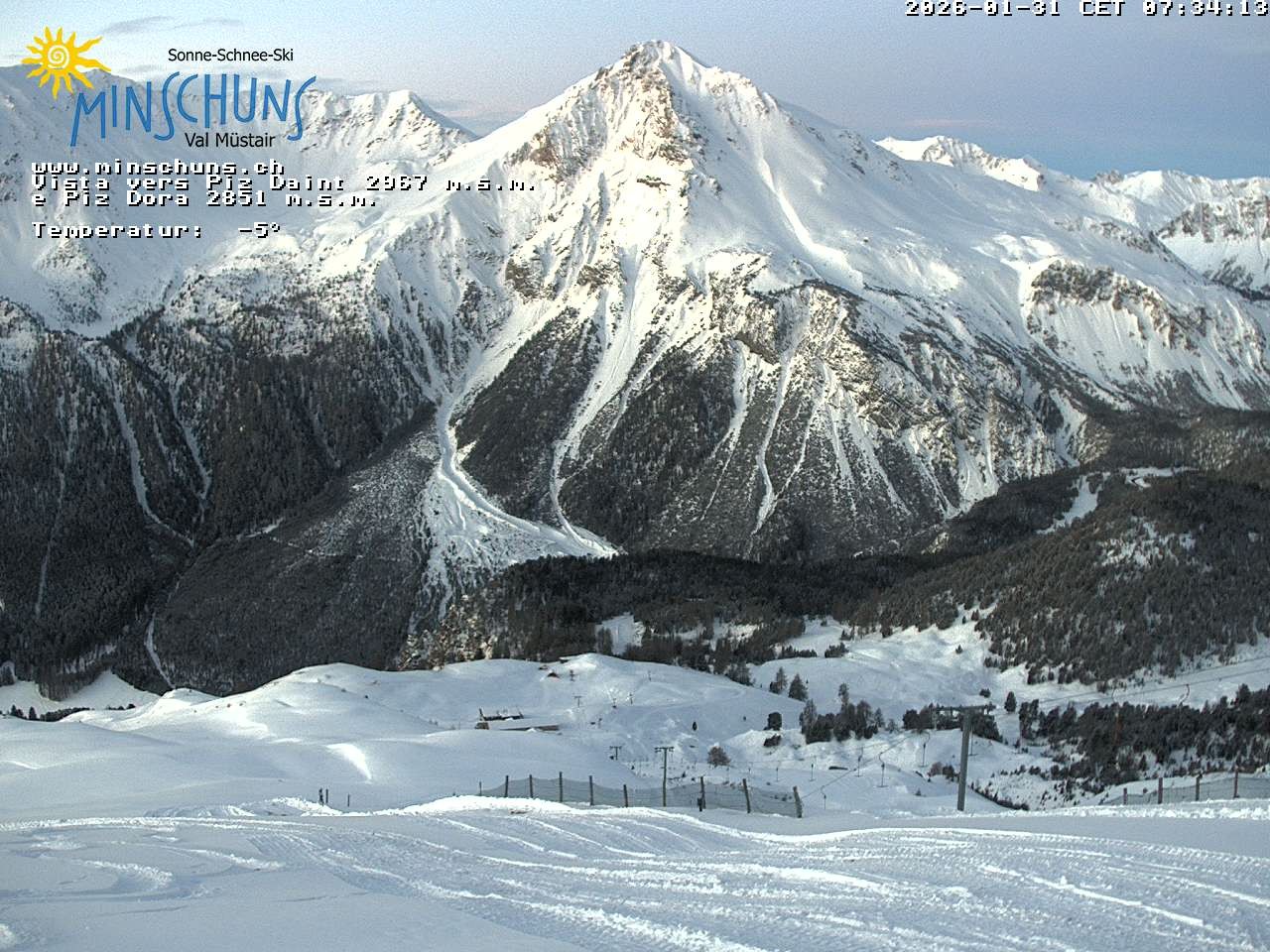 Archiv Foto Webcam Minschuns / Val Müstair