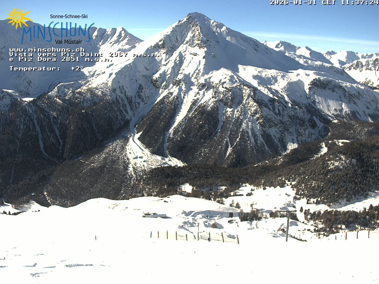 Archiv Foto Webcam Minschuns / Val Müstair