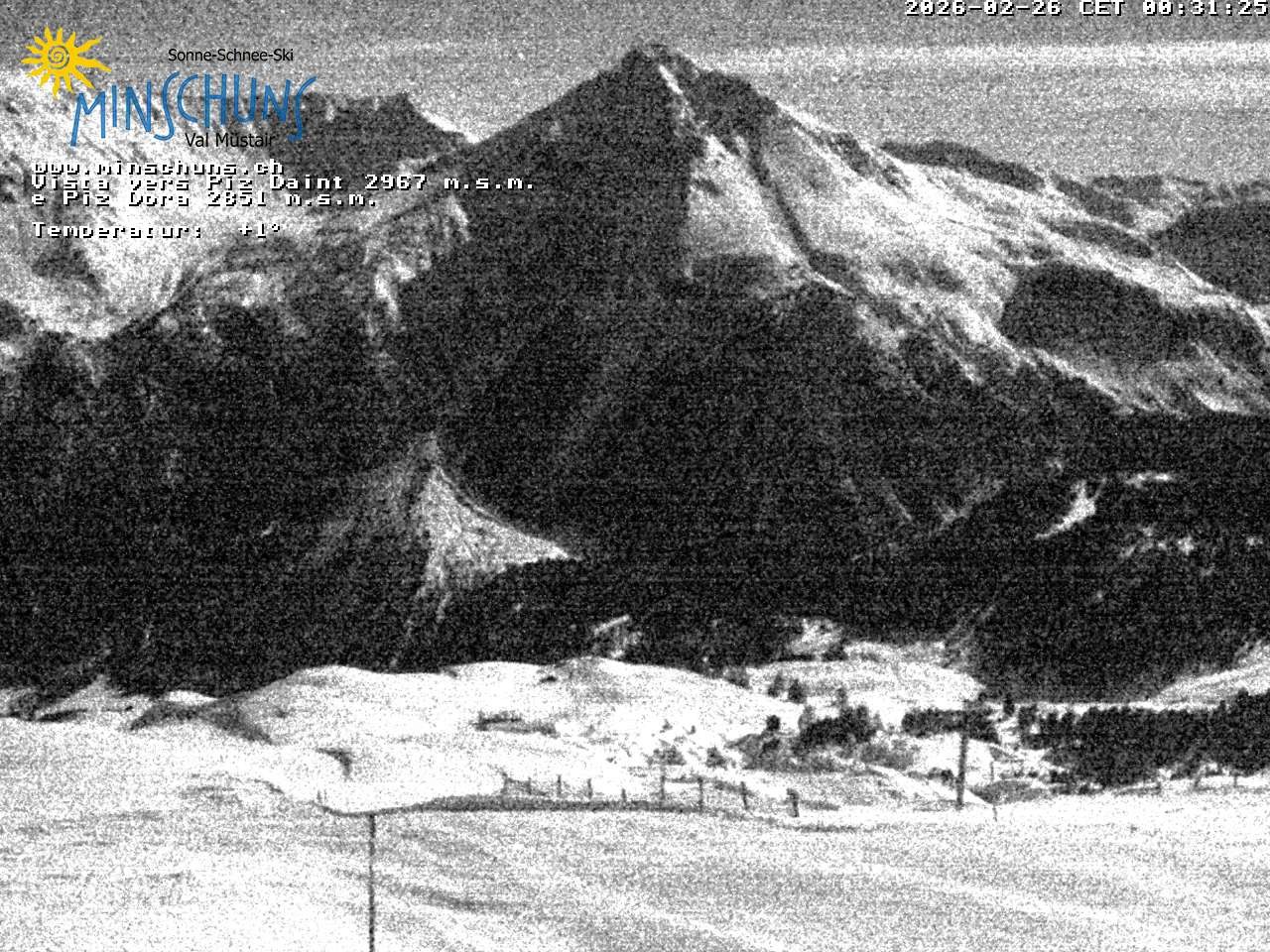 Archived image Webcam Minschuns / Val Müstair