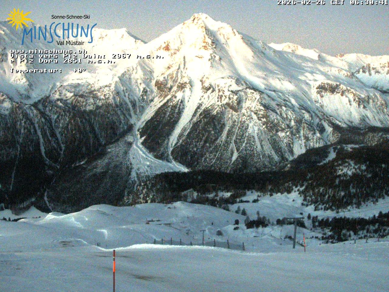 Archived image Webcam Minschuns / Val Müstair