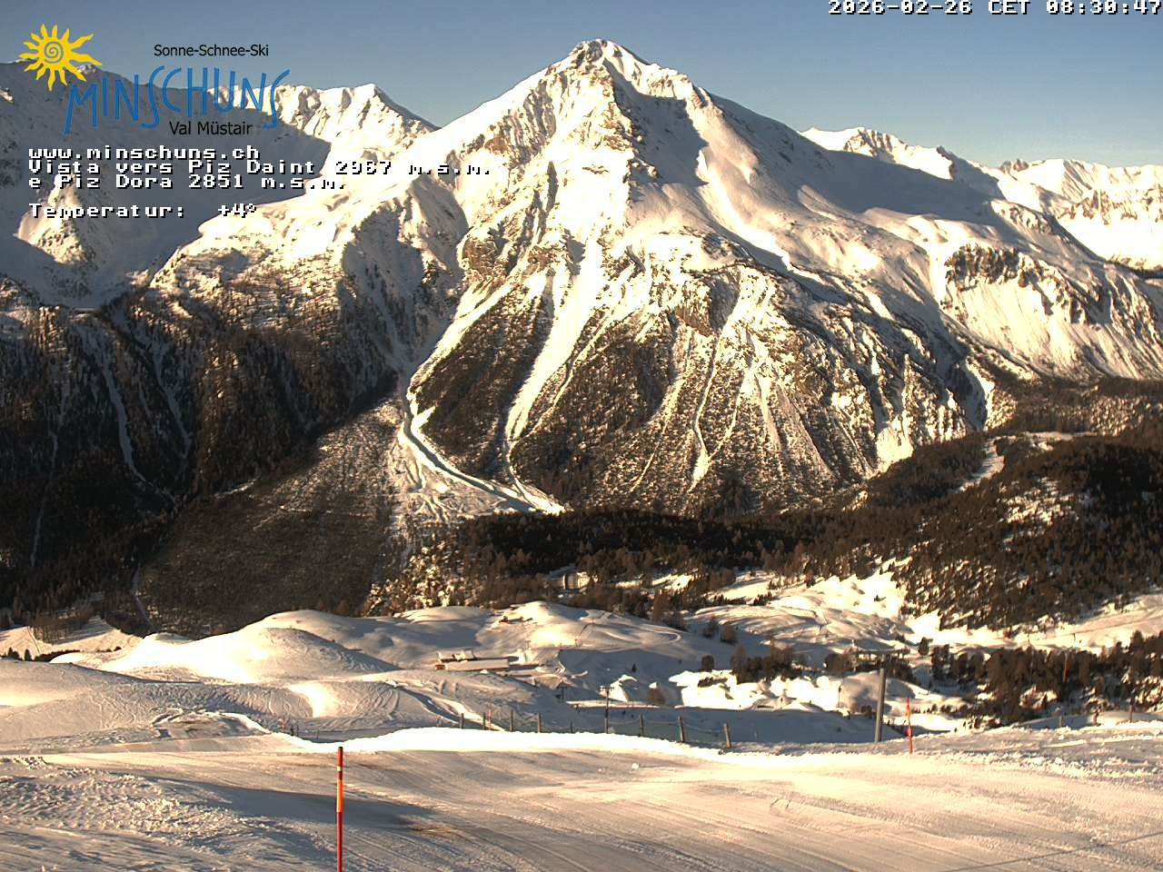 Archived image Webcam Minschuns / Val Müstair