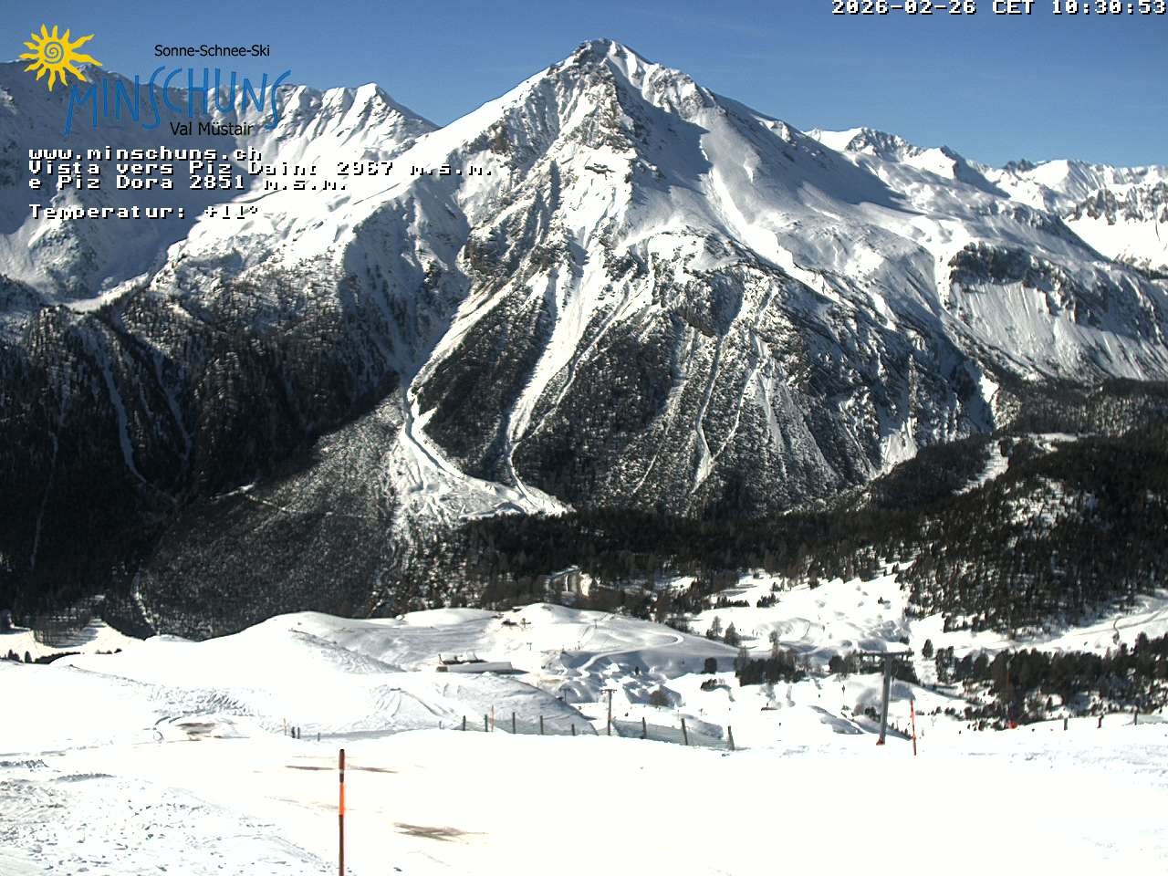 Archived image Webcam Minschuns / Val Müstair