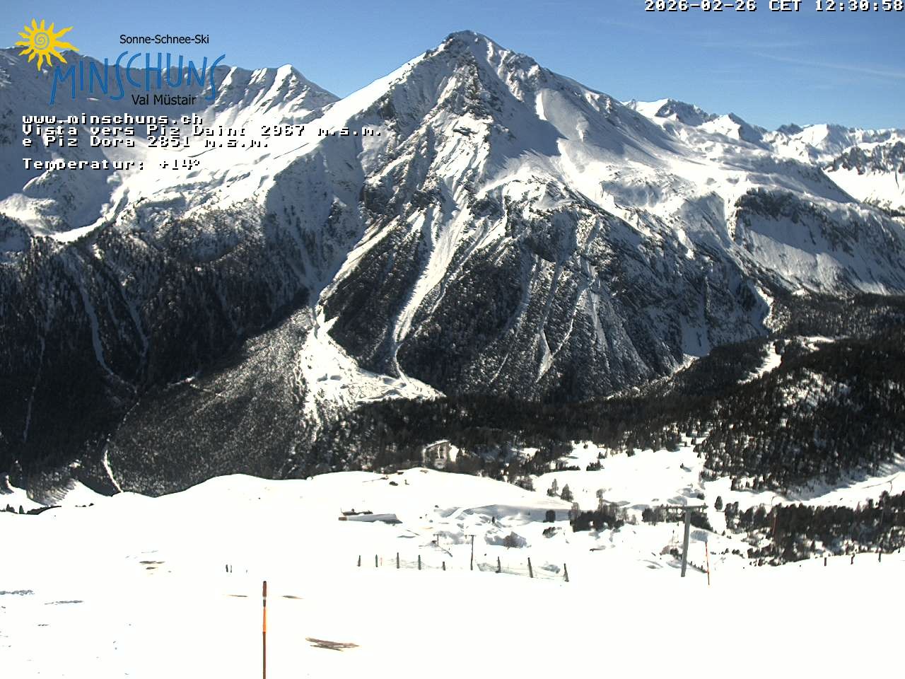 Archived image Webcam Minschuns / Val Müstair