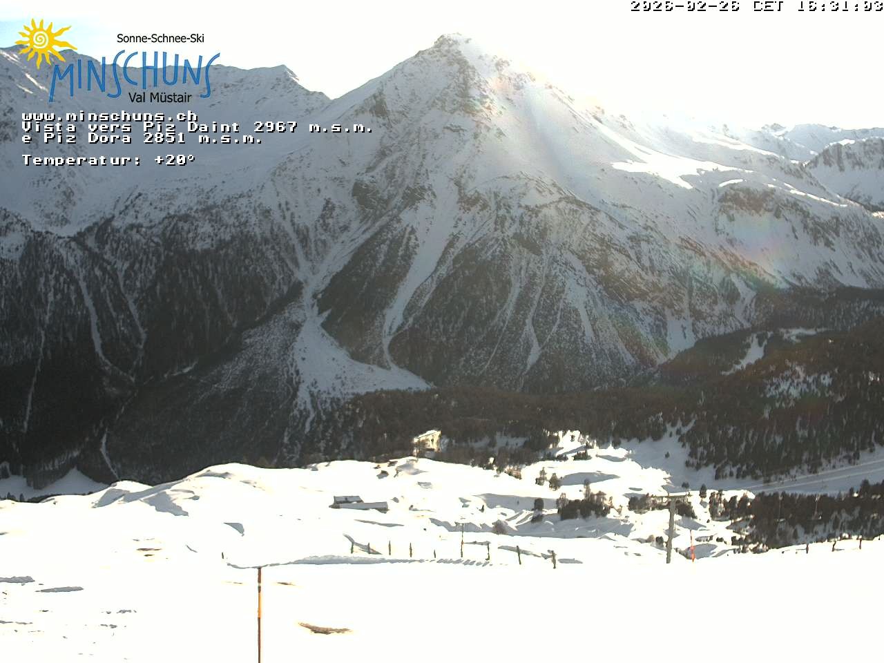 Archived image Webcam Minschuns / Val Müstair