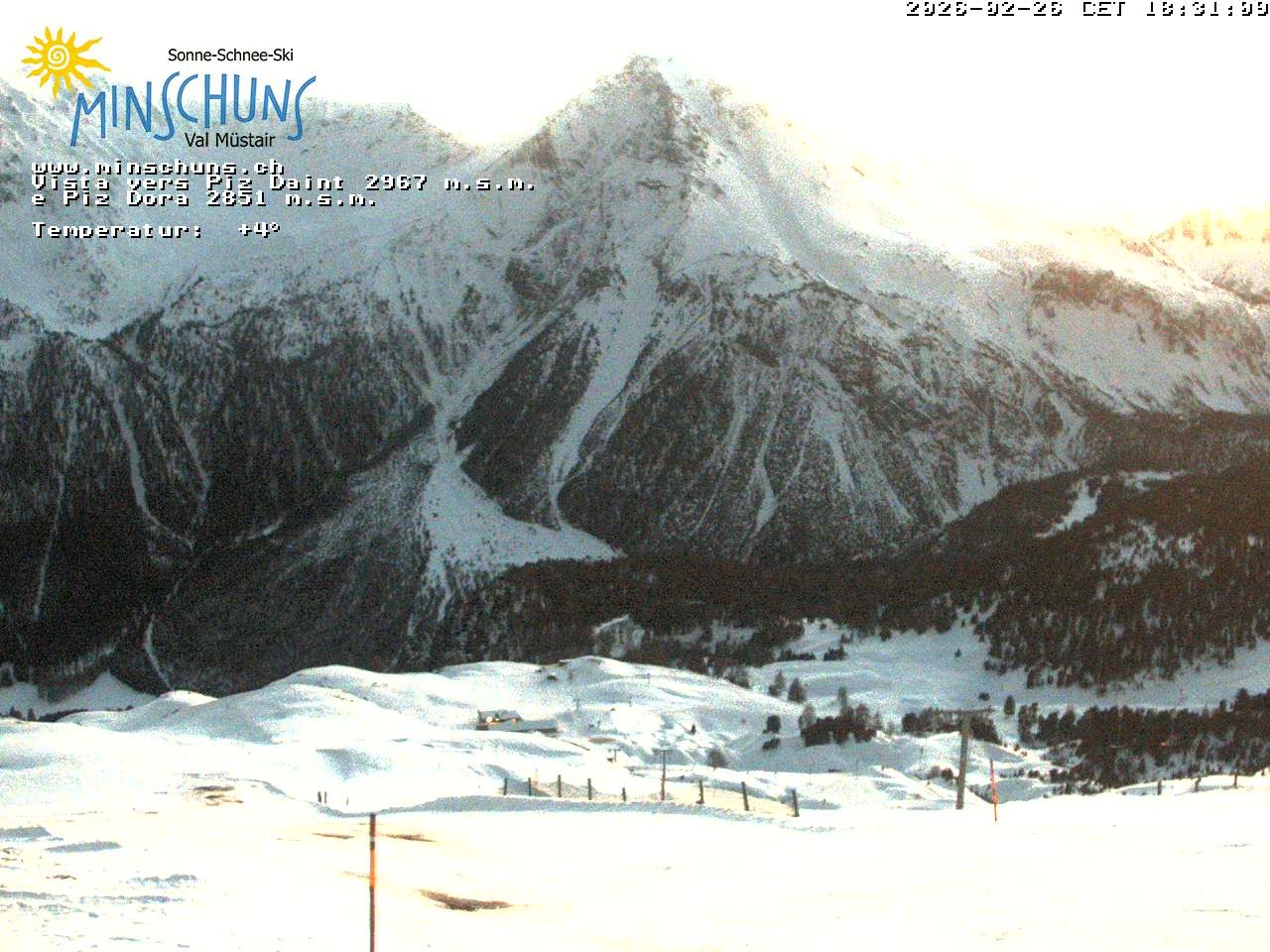 Archived image Webcam Minschuns / Val Müstair