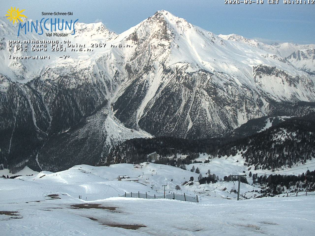 Archiv Foto Webcam Minschuns / Val Müstair