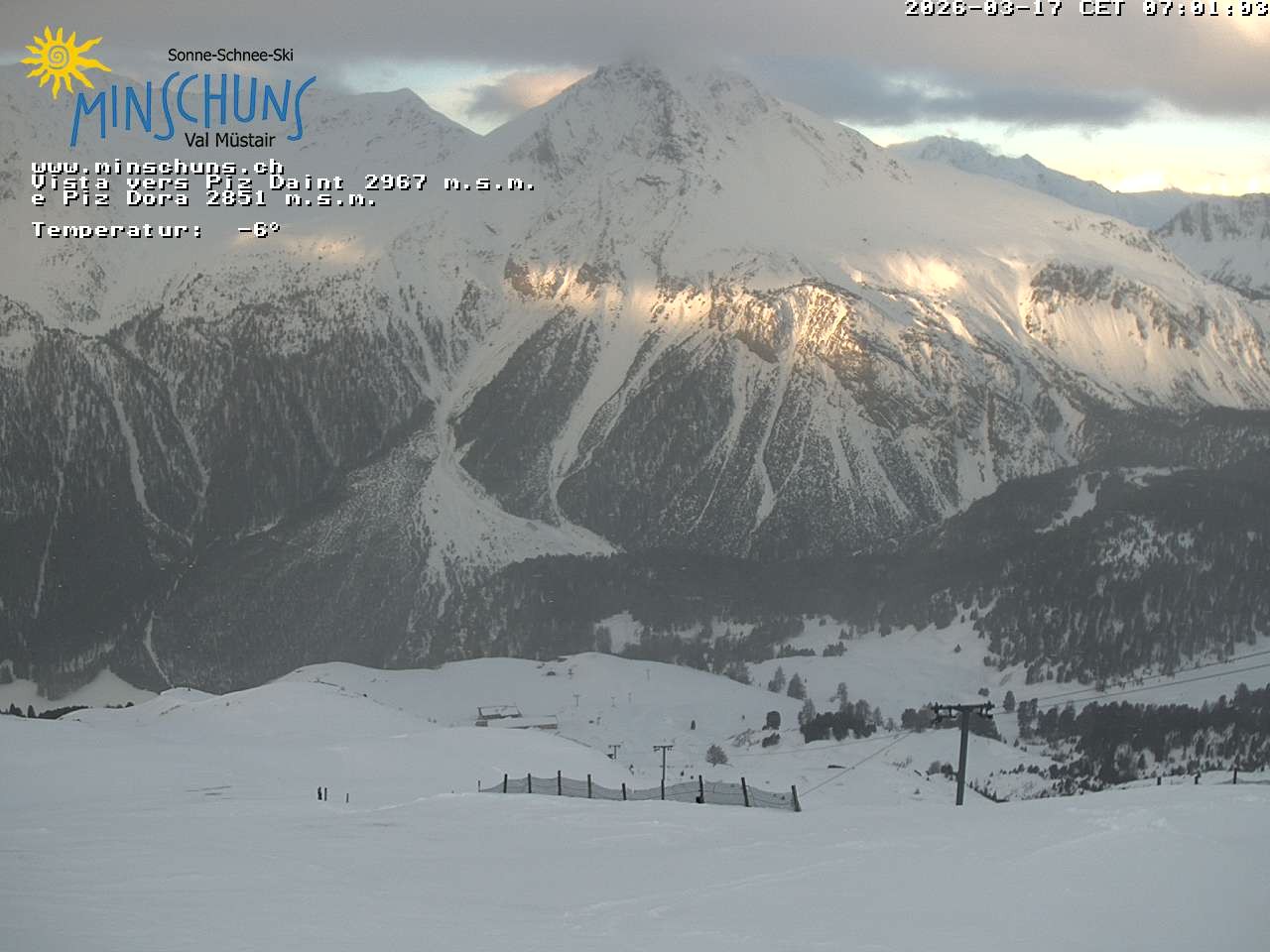 Archiv Foto Webcam Minschuns / Val Müstair